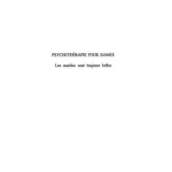 PSYCHOTHERAPIE POUR DAMES / Hors-collection, Robert-Michel Palem