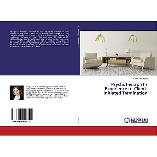 Psychotherapist's Experience of Client-Initiated Termination, Chryssa Chalkia