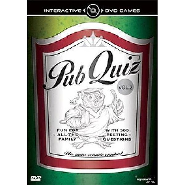 Pub Quiz Vol.2Interactive DVD, Interactive DVD Games