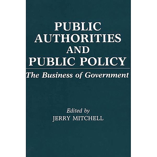 Public Authorities and Public Policy