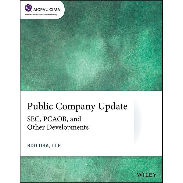 Public Company Update / AICPA, BDO USA