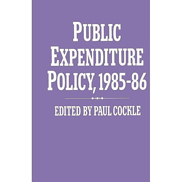 Public Expenditure Policy