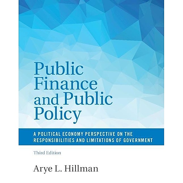 Public Finance and Public Policy, Arye L. Hillman