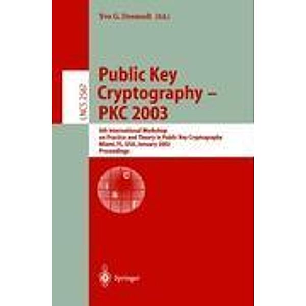 Public Key Cryptography - PKC 2003