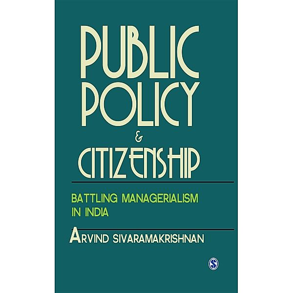 Public Policy and Citizenship, Arvind Sivaramakrishnan