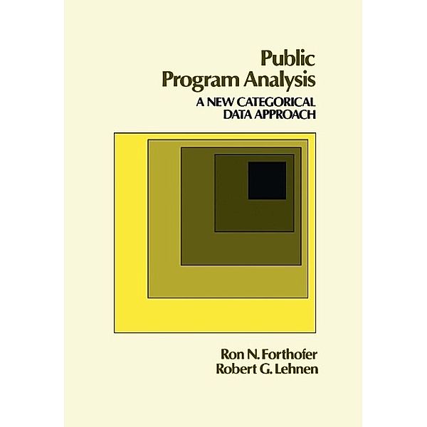 Public Program Analysis, Ronald Forthofer