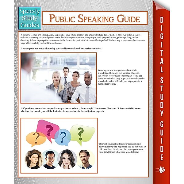 Public Speaking Guide (Speedy Study Guide) / Dot EDU, Speedy Publishing