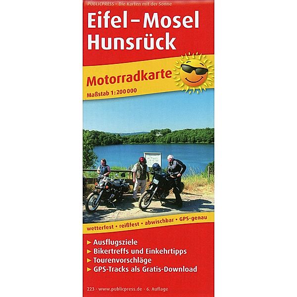 PublicPress Motorradkarte Eifel - Mosel - Hunsrück