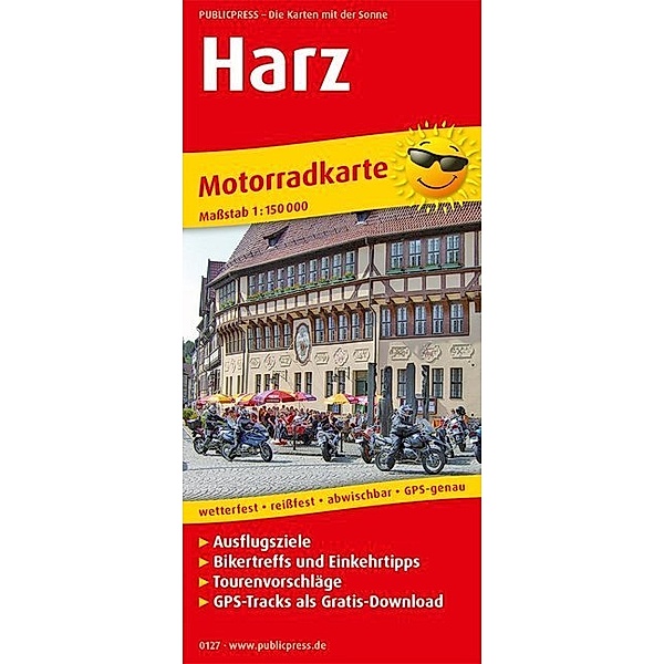 PublicPress Motorradkarte Harz