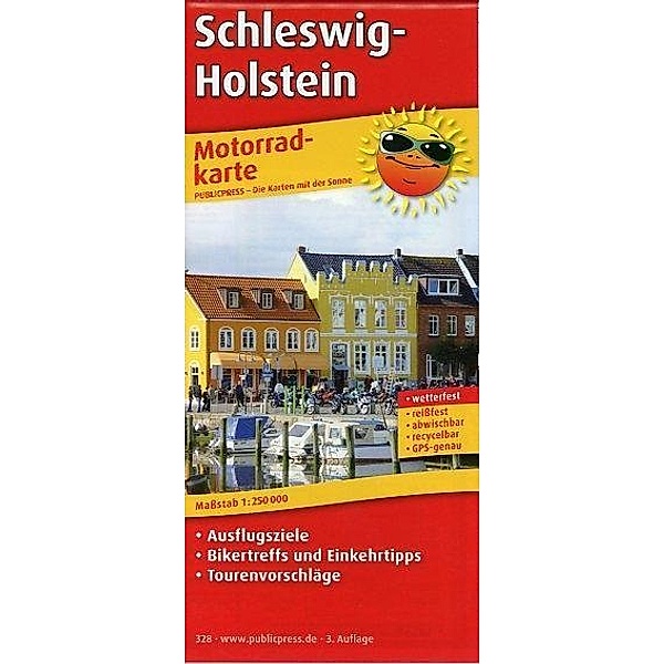PublicPress Motorradkarte Schleswig-Holstein