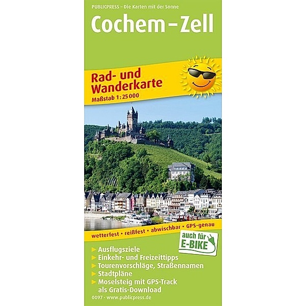 PublicPress Rad- und Wanderkarte Cochem - Zell
