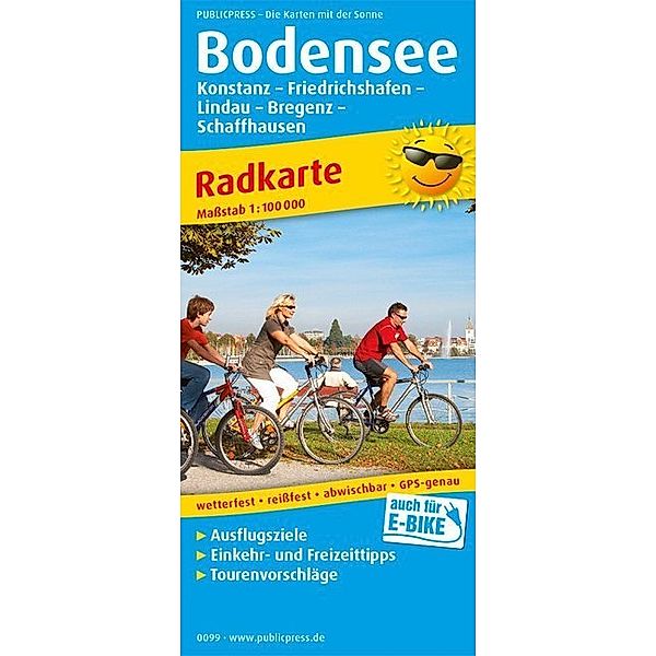 PUBLICPRESS Radkarte Bodensee und Umgebung
