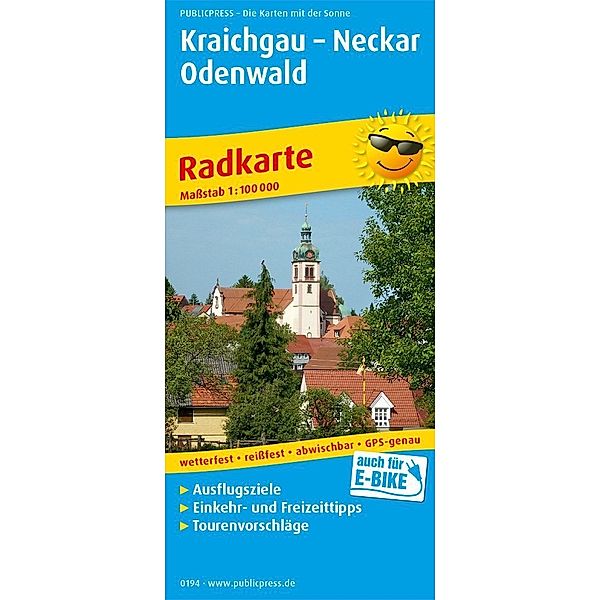 PublicPress Radkarte Kraichgau - Neckar - Odenwald