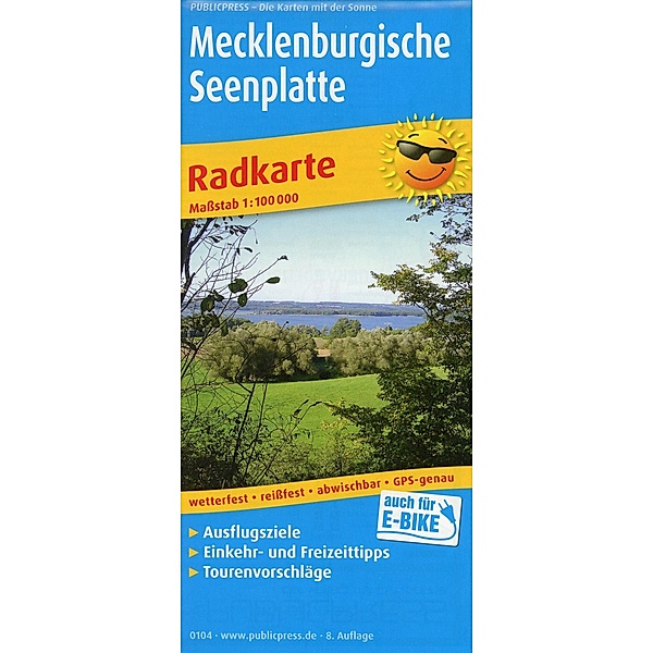 PUBLICPRESS Radkarte Mecklenburgische Seenplatte