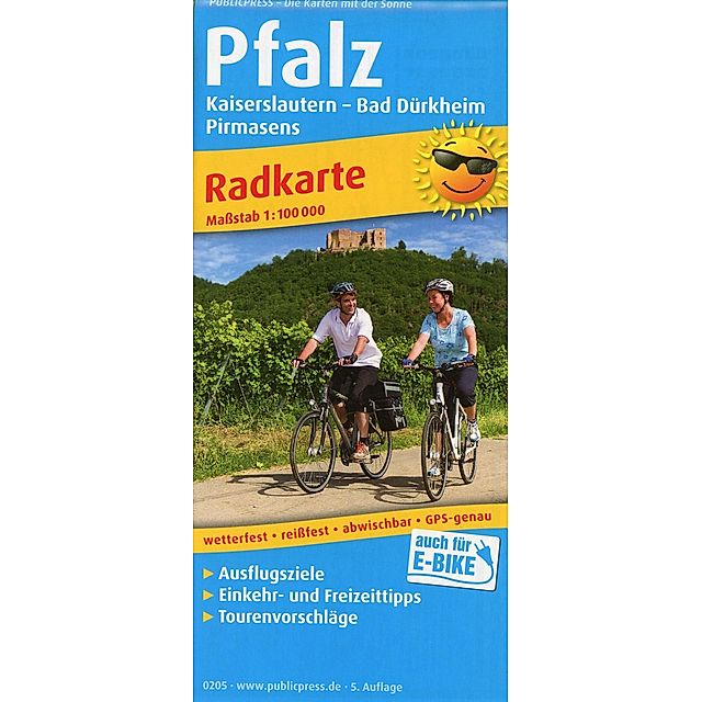 PublicPress Radkarte Pfalz, Kaiserslautern - Bad Dürkheim, Pirmasens Buch  jetzt online bei Weltbild.at bestellen