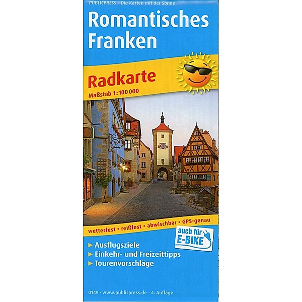 PUBLICPRESS Radkarte Romantisches Franken
