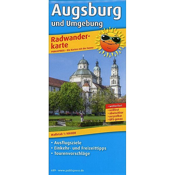 PublicPress Radwanderkarte Augsburg und Umgebung