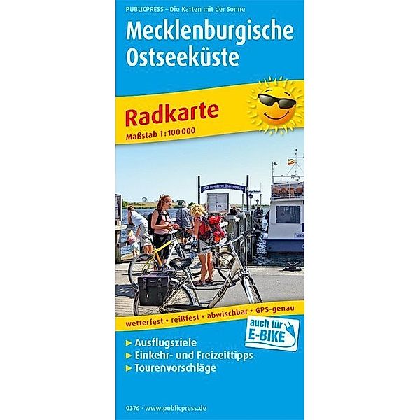 PublicPress Radwanderkarte Mecklenburgische Ostseeküste
