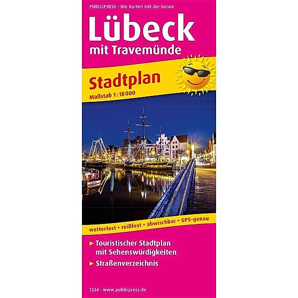 PublicPress Stadtplan Lübeck mit Travemünde