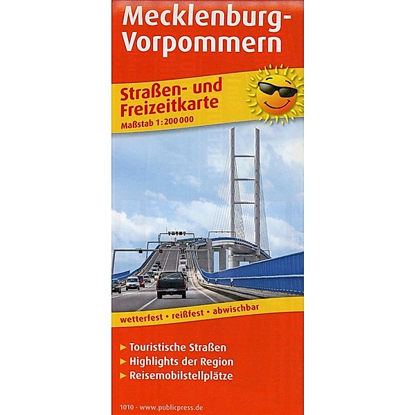 PublicPress Straßen- und Freizeitkarte Mecklenburg-Vorpommern