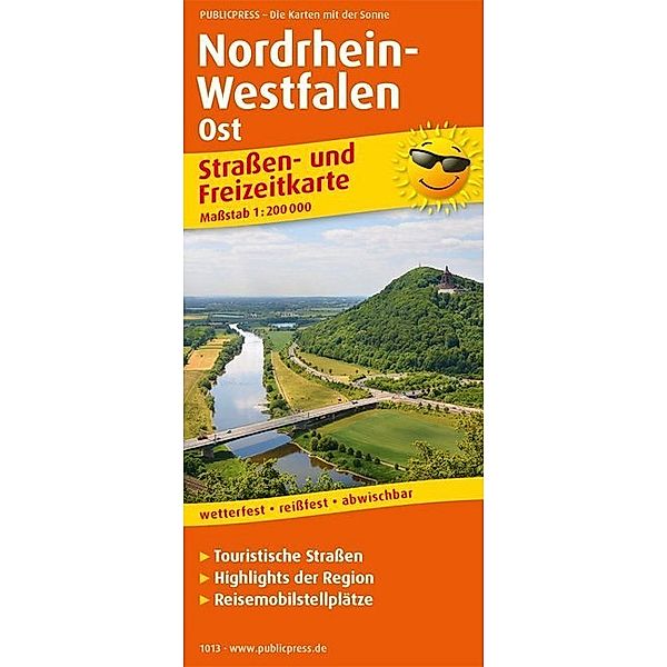 PublicPress Straßen- und Freizeitkarte Nordrhein-Westfalen Ost