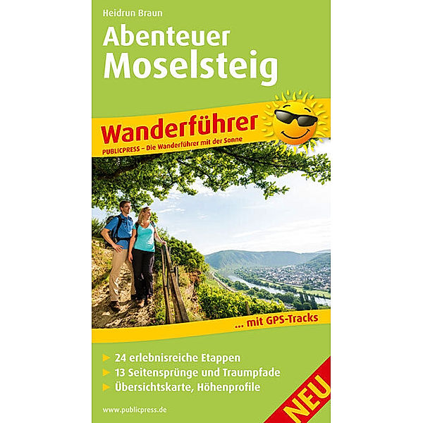 PublicPress Wanderführer Abenteuer Moselsteig, Heidrun Braun