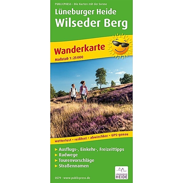 PublicPress Wanderkarte Lüneburger Heide, Wilseder Berg