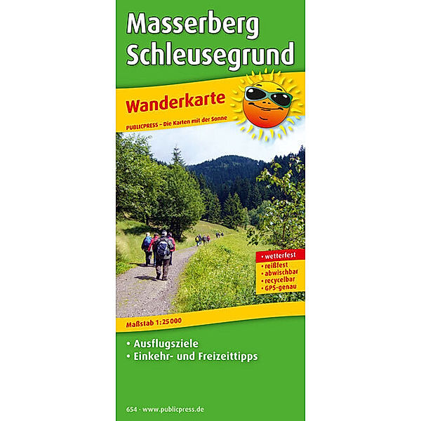 PublicPress Wanderkarte Masserberg - Schleusegrund