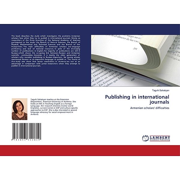 Publishing in international journals, Taguhi Sahakyan