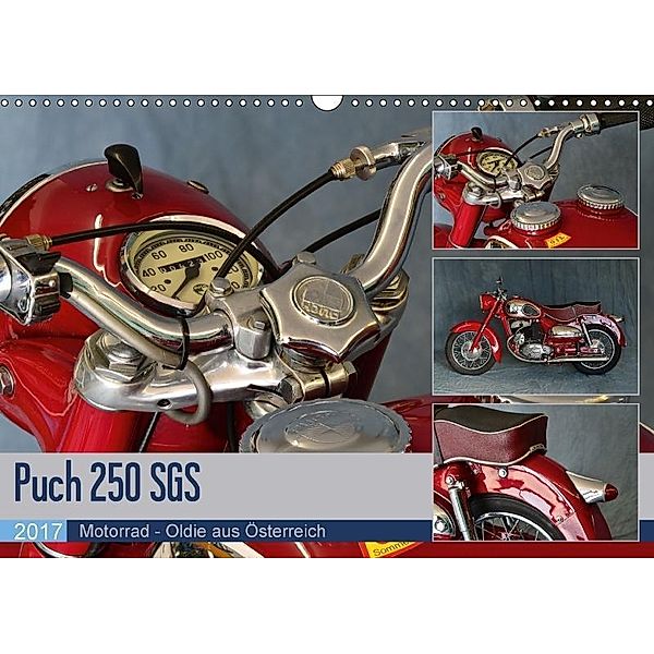 Puch 250 SGS Motorrad - Oldie aus Österreich (Wandkalender 2017 DIN A3 quer), Ingo Laue