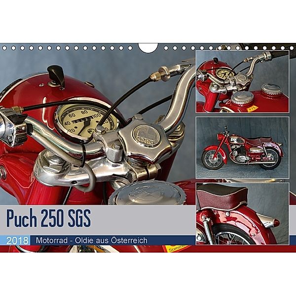 Puch 250 SGS Motorrad - Oldie aus Österreich (Wandkalender 2018 DIN A4 quer), Ingo Laue