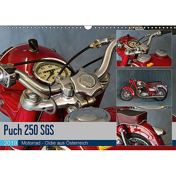 Puch 250 SGS Motorrad - Oldie aus Österreich (Wandkalender 2019 DIN A3 quer), Ingo Laue