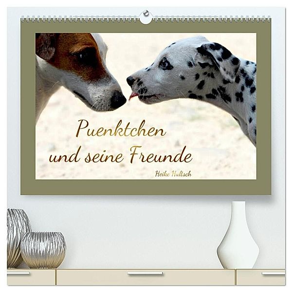 Pünktchen und seine Freunde (hochwertiger Premium Wandkalender 2024 DIN A2 quer), Kunstdruck in Hochglanz, Heike Hultsch