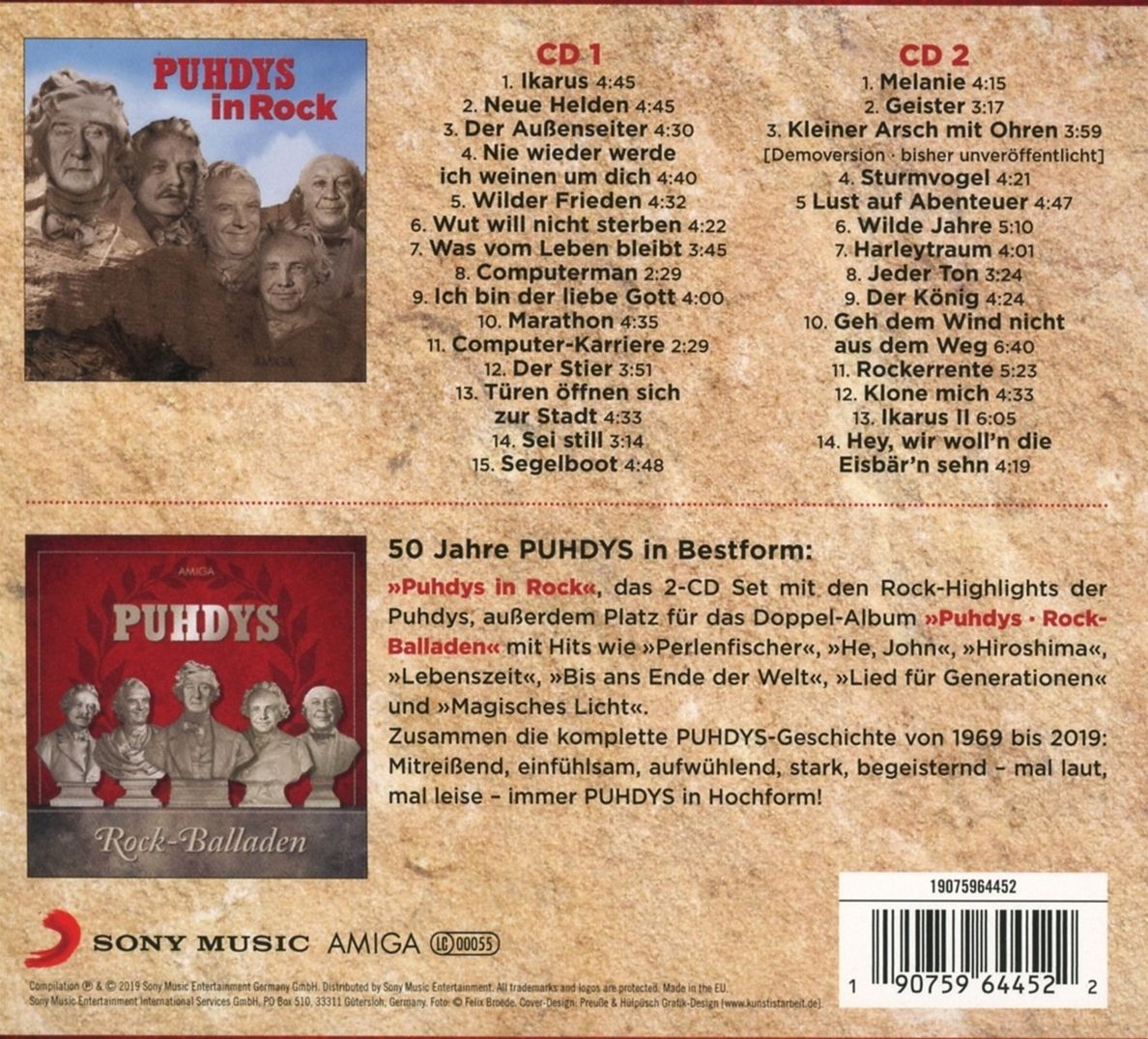 Puhdys 50 - Wilde Jahre Die besten Rock-Songs 2 CDs von Puhdys | Weltbild.de