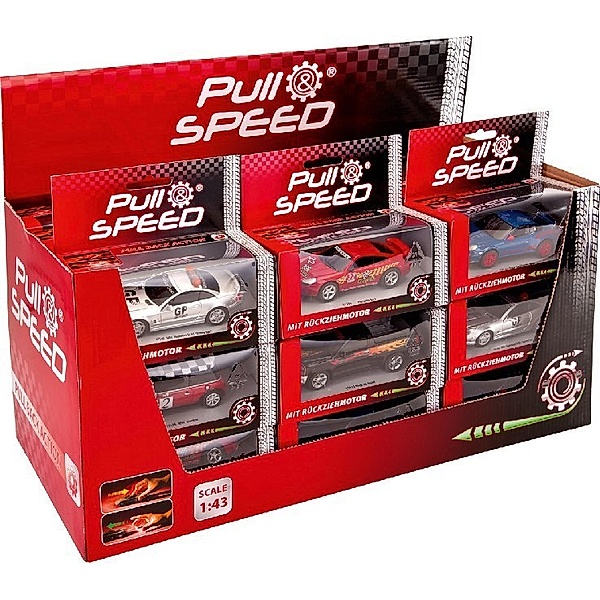 Carrera Toys Pull and Speed Mixed Cars