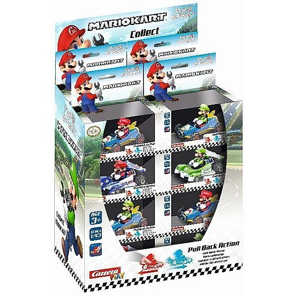 Carrera Toys Pull and Speed Nintendo Mario Kart Special Cars