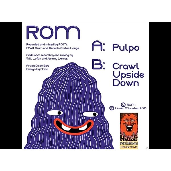Pulpo/Crawl Upside Down, Rom