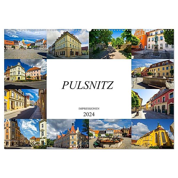 Pulsnitz Impressionen (Wandkalender 2024 DIN A2 quer), CALVENDO Monatskalender, Dirk Meutzner