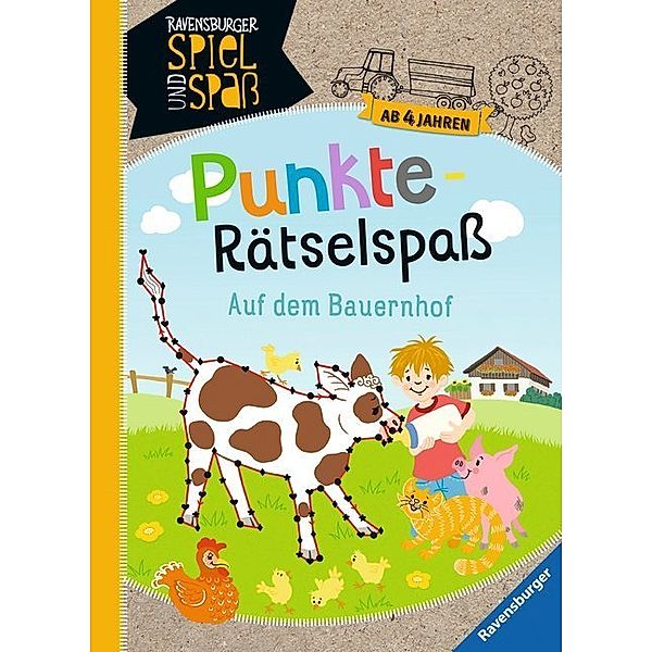 Punkte-Rätselspaß: Auf dem Bauernhof, Cornelia Rist, Martine Richter