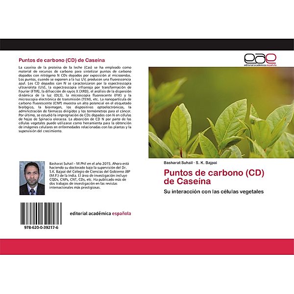 Puntos de carbono (CD) de Caseína, Basharat Suhail, S. K. Bajpai