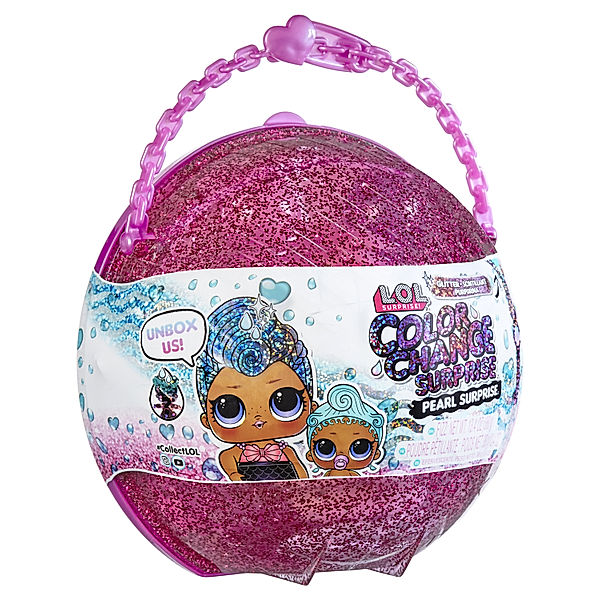 LOL Surprise Puppe GLITTER PEARL (10 cm) mit Farbwechsel