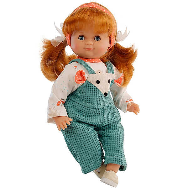 Schildkröt-Puppen Puppe SCHLUMMERLE (32cm) mit roten Haaren/blauen Augen