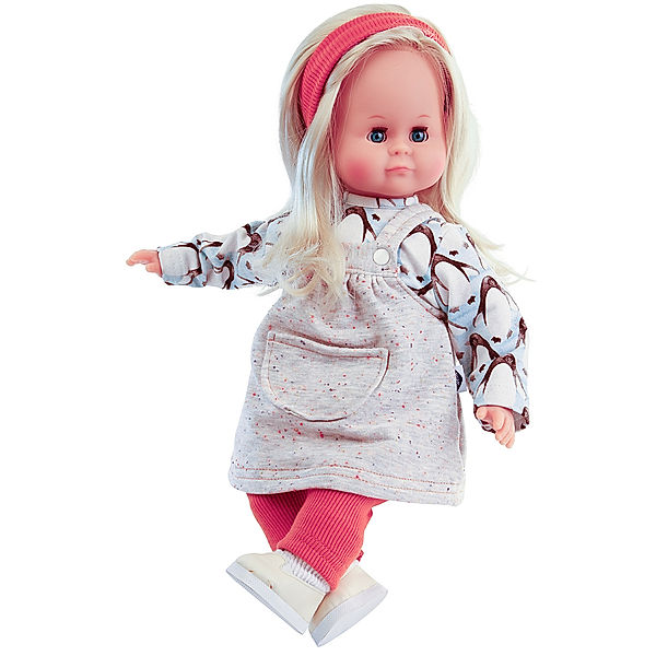Schildkröt-Puppen Puppe SCHLUMMERLE (37cm) mit blonden Haaren/blaue Augen