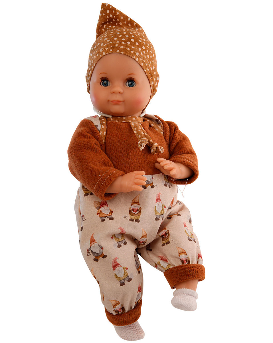 Puppe SCHLUMMERLE - ZWERG 32cm mit Malhaar blaue Augen kaufen