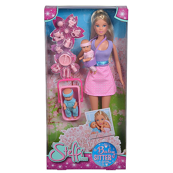 Steffi LOVE Puppe Steffi LOVE – BABYSITTER in pink/lila