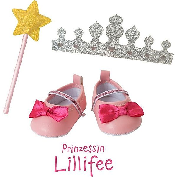 Heless Puppen-Accessoires-Set ''Prinzessin Lillifee'', 3-teilig : Ballerinas, Glitzer