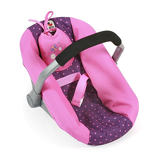 Bayer Chic 2000 Puppen-Autositz DOTS PURPLE-PINK