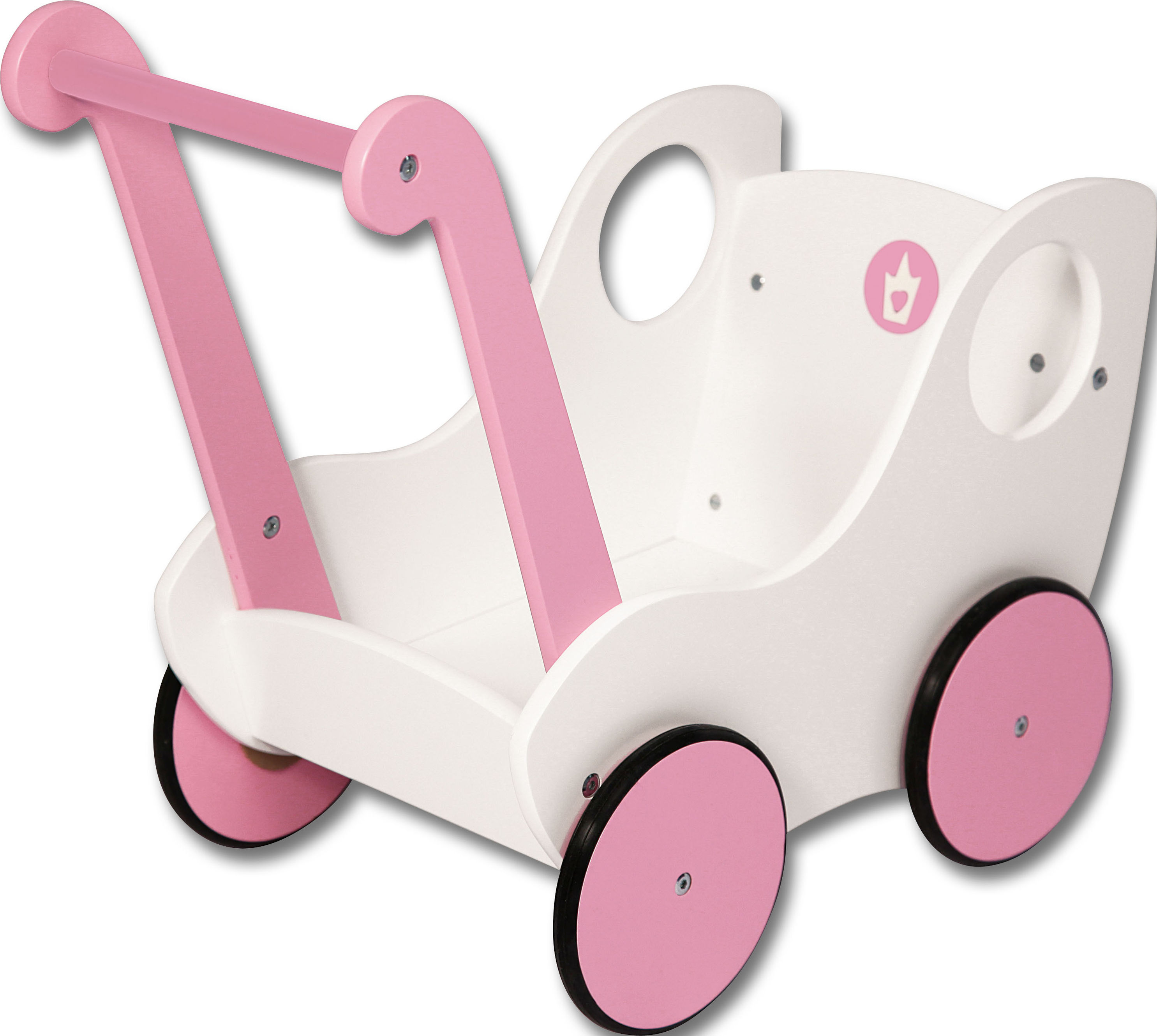 Puppen-Bollerwagen, rosa jetzt bei Weltbild.de bestellen