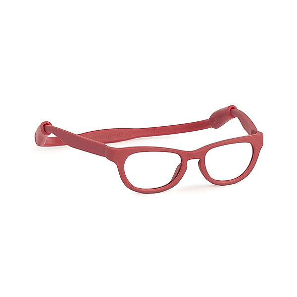 miniland Puppen-Brille DURCHSICHT in rot