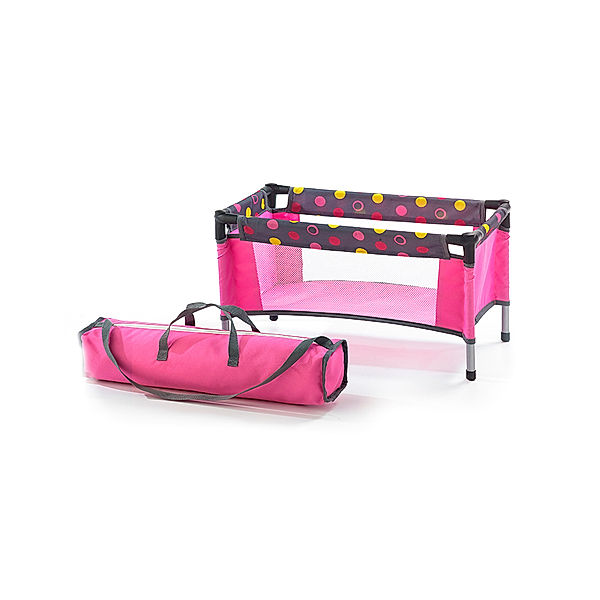 Bayer Chic 2000 Puppen-Reisebett FUNNY PINK